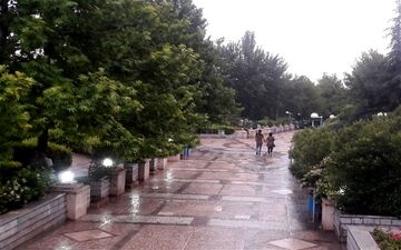  باد و باران در ۹ استان/ هوا ۷ درجه گرم می‌شود