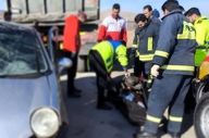 یک کشته در اثر واژگونی خودروی MVM در محور کرمانشاه به ماهیدشت