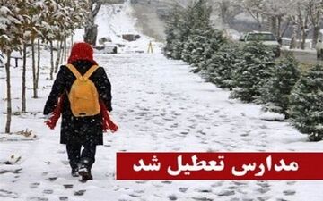 برف و کولاک مدارس کردستان را به تعطیلی کشاند
