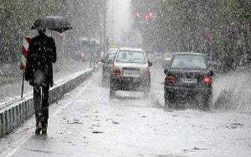 بارش باران و برف در خراسان‌جنوبی/ کاهش محسوس دمای هوا