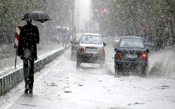 بارش باران و برف در خراسان‌جنوبی/ کاهش محسوس دمای هوا