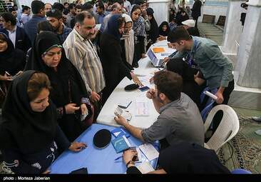  انتخابات ریاست جمهوری و شورای شهر اهواز + تصاویر