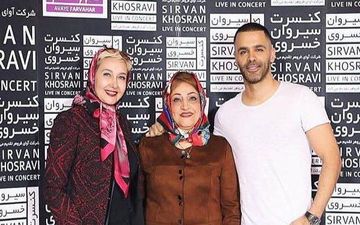 خواننده مشهور در کنار مادرش و کتایون ریاحی/ عکس