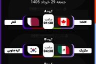 برنامه روز هشتم جام جهانی ۲۰۲۶؛ آمریکا، کانادا و مکزیک به میدان می‌روند