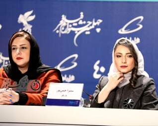 گزارش تصویری از نشست رسانه ای عوامل فیلم " نمور " آخرین فیلم نمایش داده شده چهلمین جشنواره فیلم فجر در سالن اصلی کاخ جشنواره