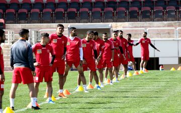 ترفند جالب گل محمدی در تمرین پرسپولیس