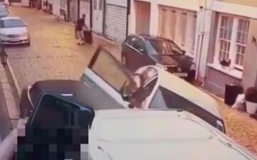 بدبیاری راننده تاکسی بد شانس 