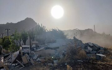 قلع و قمع 2451 متر‌مربع ساخت و ساز غیرمجاز در اراضی ملی شهرستان کرمانشاه


