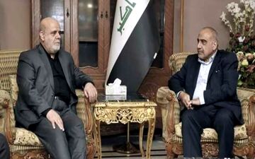 سفیر ایران در بغداد با «عبدالمهدی» دیدار و گفت‌وگو کرد