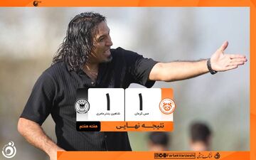 توقف مس کرمان مقابل شاهین بندرعامری؛ ناکامی شاگردان حسین‌خانی ادامه دارد