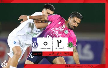 خلاصه بازی آلومینیوم 2 - استقلال خوزستان 0 + ویدئو