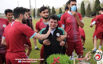 اولین تمرین گاندوهای اصفهان در سال 1400 از لنز فرتاک ورزشی 
