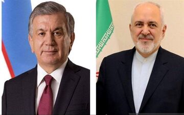 ظریف با رئیس‌جمهور ازبکستان دیدار کرد

