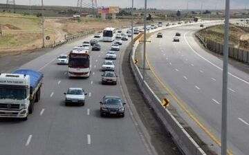 بیشترین تردد در آزادراه قزوین -کرج با بیش از ۱۳۴ هزار وسیله نقلیه
