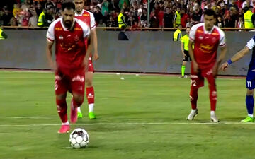ویدئو | گل اول پرسپولیس به استقلال خوزستان