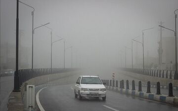 مه گرفتگی شدید در محورهای ارتباطی دهلران