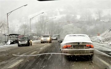 برف و باران گیلان؛ هشدار زرد هواشناسی برای برف، کولاک و باد شدید