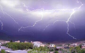 آسمان نیلگون و زیبای شهر گهواره در روز بارانی و آفتابی به روایت تصویری
