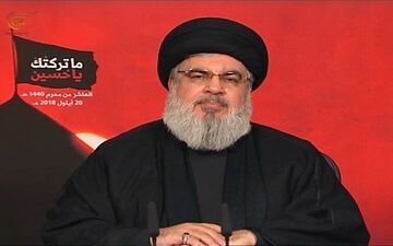 نصرالله: به دفاع از ملت‌های فلسطین، بحرین و یمن پایبندیم/ وظیفه داریم کنار ایران بایستیم