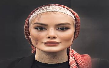 حاشیه‌های ناتمام سحرقریشی در دبی/این بار در کنار جوان عرب!+عکس حجاب عربی خانم بازیگر! 