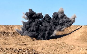 انفجار در کمربندی شرقی اسلام‌آباد غرب به مهمات جنگی مربوط می‌شود