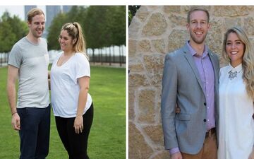  دختری که برای روز عروسی ورزنش را نصف کرد+عکس