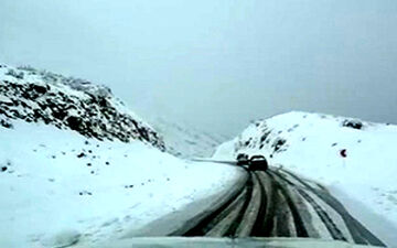 بارش برف و باران در استان خوزستان
