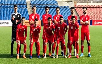 ایران در نخستین بازی دوستانه مغلوب جوانان تاجیکستان شد