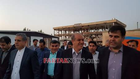 کلنگ زنی مجتمع فرهنگی ورزشی سرپل ذهاب توسط بانک شهر