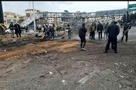  بازگشایی اتوبان باقری پس از اصابت موشک + عکس 