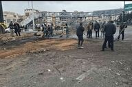  بازگشایی اتوبان باقری پس از اصابت موشک + عکس 