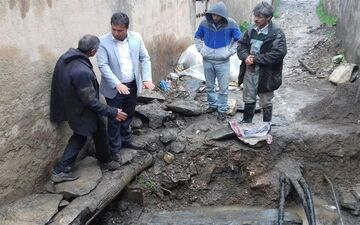 گوری تاریخی در محله قدیمی خواهر امام ‌رشت کشف شد