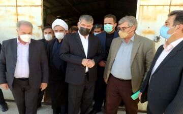 ازدید وزیر جهاد کشاورزی از واحد خوراک دام و طیور چرداول