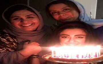 غافلگیر شدن شقایق فراهانی در تولد 45 سالگی اش