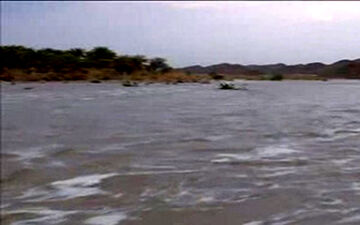 طغیان رودخانه‌‎ها در استان سیستان و بلوچستان + فیلم
