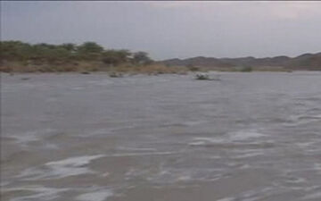 طغیان رودخانه‌‎ها در استان سیستان و بلوچستان + فیلم