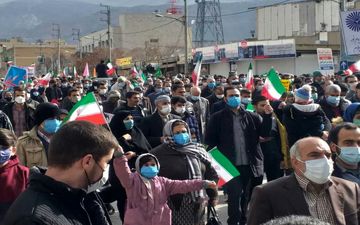 گزارش تصویری از برگزاری ۲۲بهمن درایلام