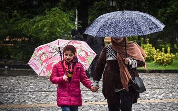 آخر هفته بارانی برای ۱۳ استان کشور