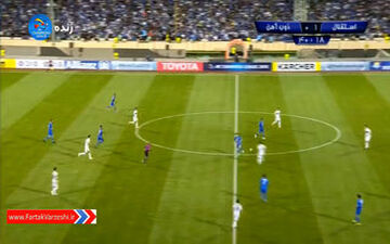 خلاصه نیمه اول دیدار استقلال تهران 2 -0 ذوب آهن اصفهان + فیلم 