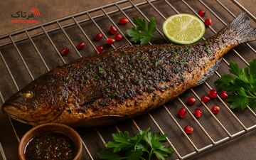 طرز تهیه ماهی کبابی شمالی؛ تجربه‌ای از طعم جنگل و دریا