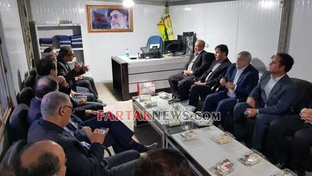 کلنگ زنی مجتمع فرهنگی ورزشی سرپل ذهاب توسط بانک شهر