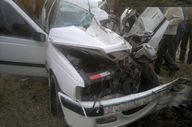 تصادف پژو ۴۰۵ در محور شوش–اهواز: پنج مصدوم در حادثه برخورد با گاردریل