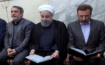  روحانی در مراسم بزرگداشت دریانوردان " سانچی" حاضر شد 
