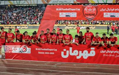 جشن اهدای جام قهرمانی سوپر جام به پرسپولیس
