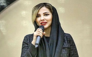تصویری زیبا از لیلا اوتادی با موهای صورتی فانتزی