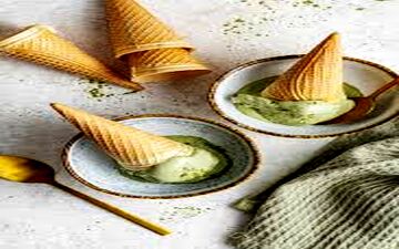 طرز تهیه بستنی ماچا | واقعا فوق العاده س!!