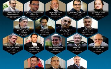 هفت تن از وزرای پیشنهادی دولت برنامه‌هایشان رابه کمیسیون اصل90می برند