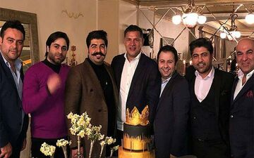جشن تولد علی دایی در منزل لوکسش