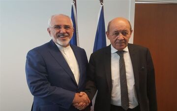 بیانیه وزارت خارجه فرانسه درباره نشست ظریف و لودریان
