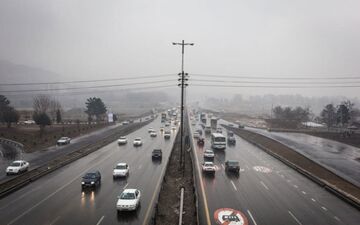 بارش باران در برخی محورهای کشور